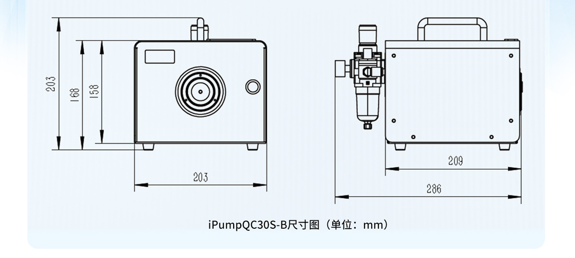 防爆氣動(dòng)齒輪泵尺寸